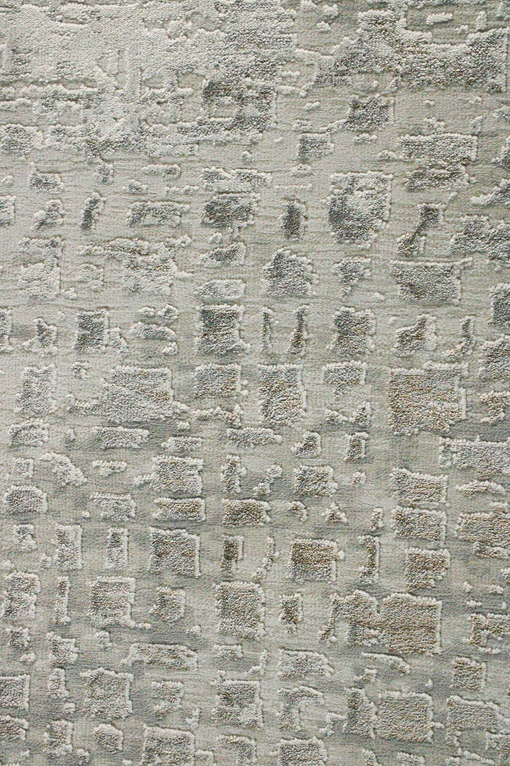 Turkish Modern Festival Viscos Rug - 6.5 x 6.5 FT - Beige - Sleek and Minimalist for Chic Interiors - V Surfaces