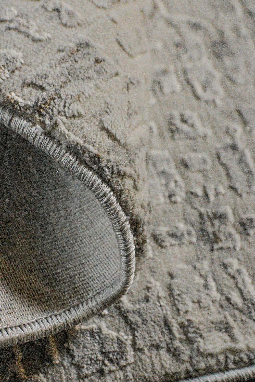 Turkish Modern Festival Viscos Rug - 6.5 x 6.5 FT - Beige - Sleek and Minimalist for Chic Interiors - V Surfaces