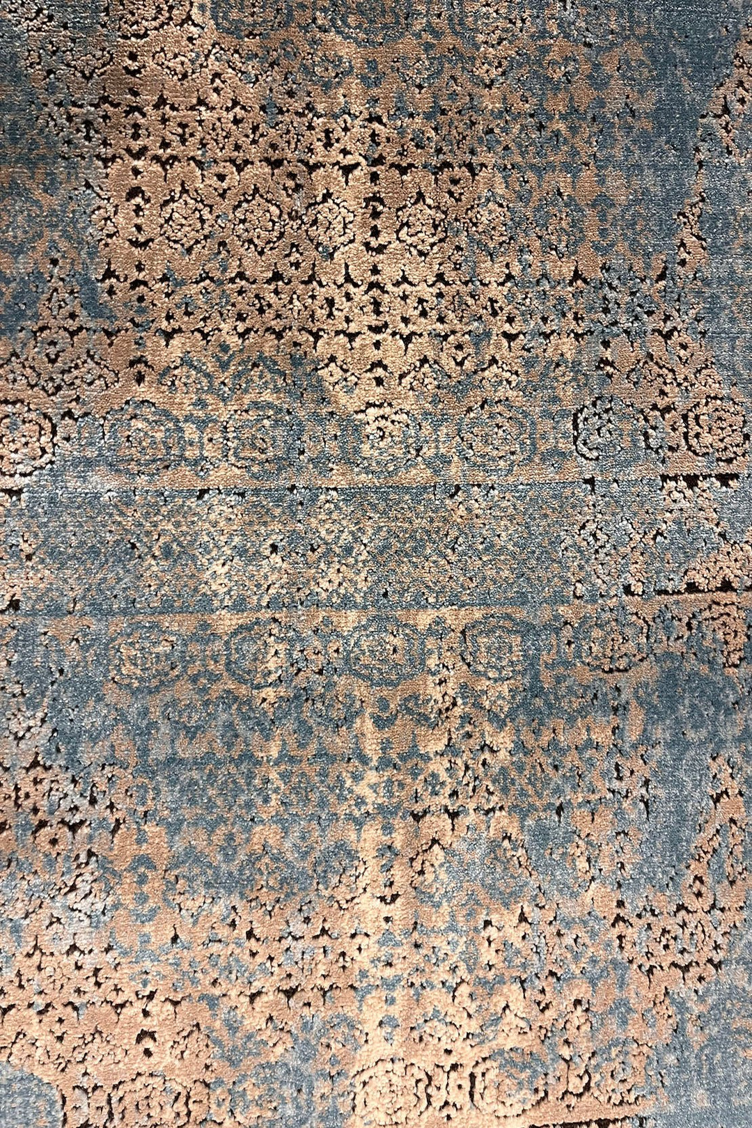 Turkish Modern Festival WD Rug - 2.2 x 7.6 FT - Blue - Superior Comfort, Modern & runners Style Accent Rugs - V Surfaces