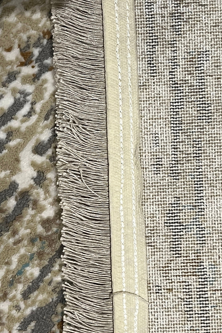 Turkish Modern Festival WD Rug - 3.3 x 9.8 FT - Brown and Cream - Superior Comfort, Modern & runners Style Accent Rugs - V Surfaces