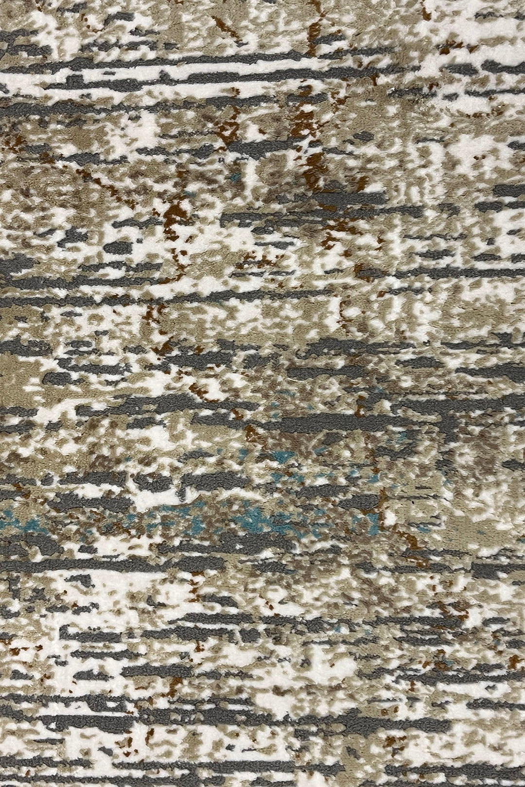 Turkish Modern Festival WD Rug - 3.3 x 9.8 FT - Brown and Cream - Superior Comfort, Modern & runners Style Accent Rugs - V Surfaces