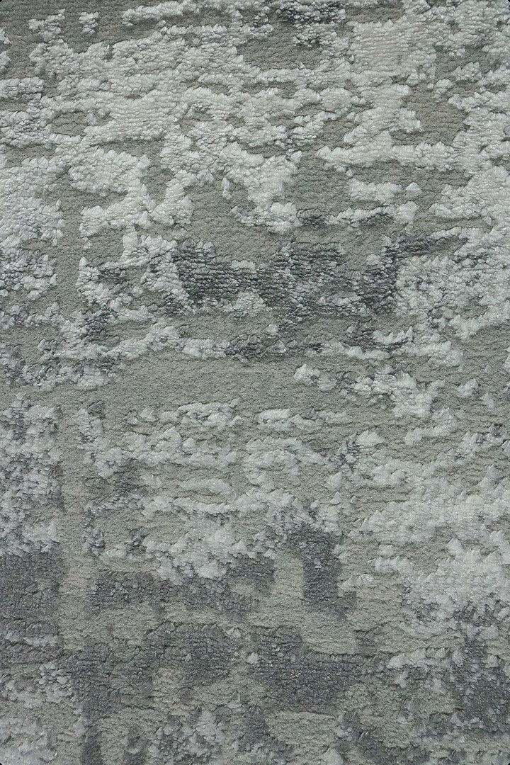 Turkish Modern Festival WD Rug - Gray and Cream - 5.2 x 6.9 FT - Sleek and Minimalist for Chic Interiors - V Surfaces