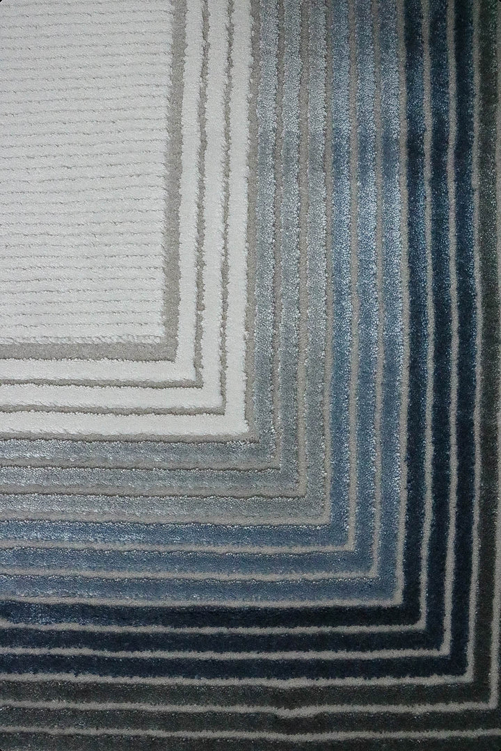 Turkish Modern Sunrise Rug - 5.24 x 7.54 FT - Gray - Superior Comfort, Modern Style Accent Rugs - V Surfaces