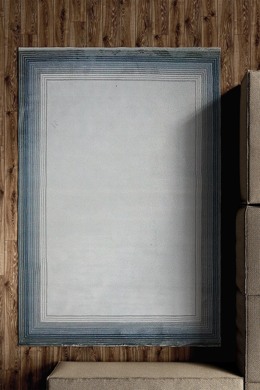 Turkish Modern Sunrise Rug - 5.24 x 7.54 FT - Gray - Superior Comfort, Modern Style Accent Rugs - V Surfaces