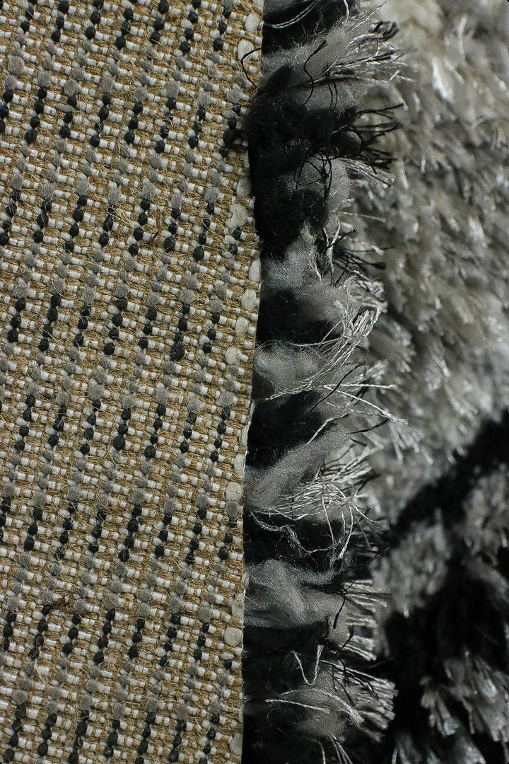 Turkish Plush and Soft Fashion Shaggy Rug - 4.92 x 7.38 FT - Beige - Fluffy Furry Floor Decor Shaggy Rug - V Surfaces