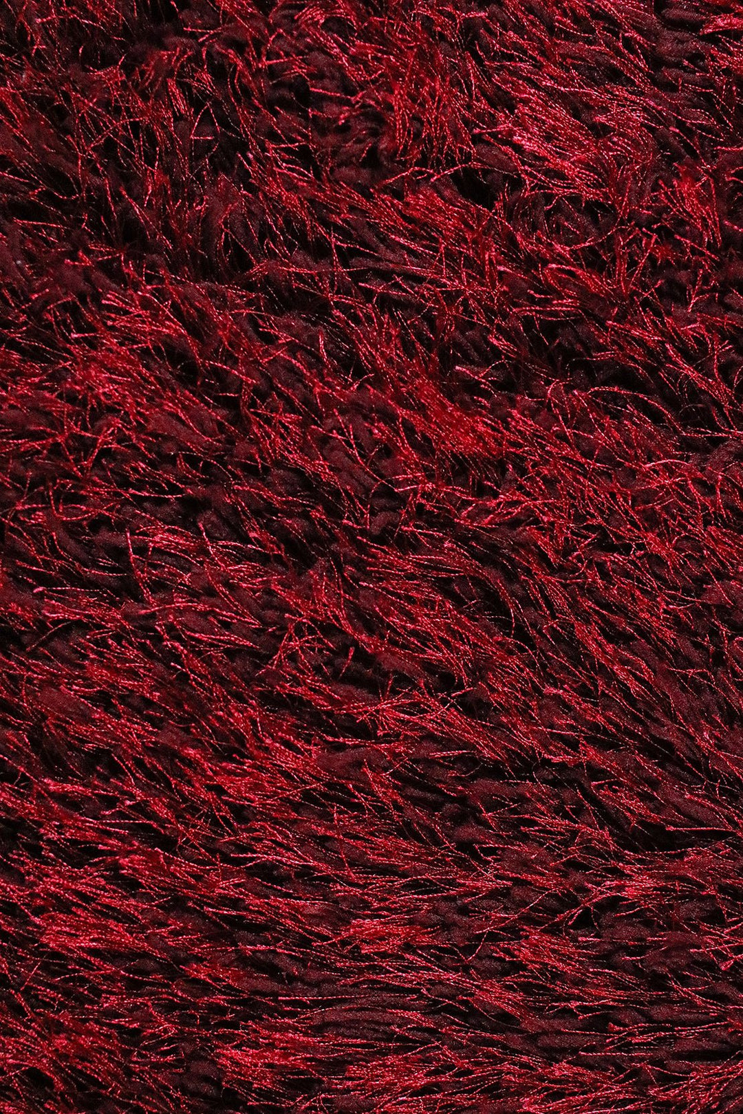 Turkish Plush and Soft Heaven Shaggy Rug - Maroon - 6.5 x 9.3 FT - Fluffy Furry Floor Decor Rug Heaven Shaggy - V Surfaces