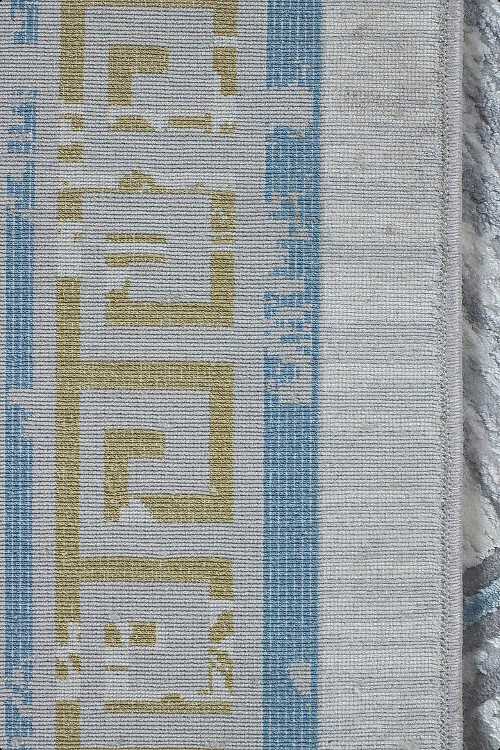 Turkish Premium and Modern Rug - 3.9 x 5.9 FT - Gray - Voyage Rug - Superior Comfort Elegant and Luxary Style Accent - V Surfaces