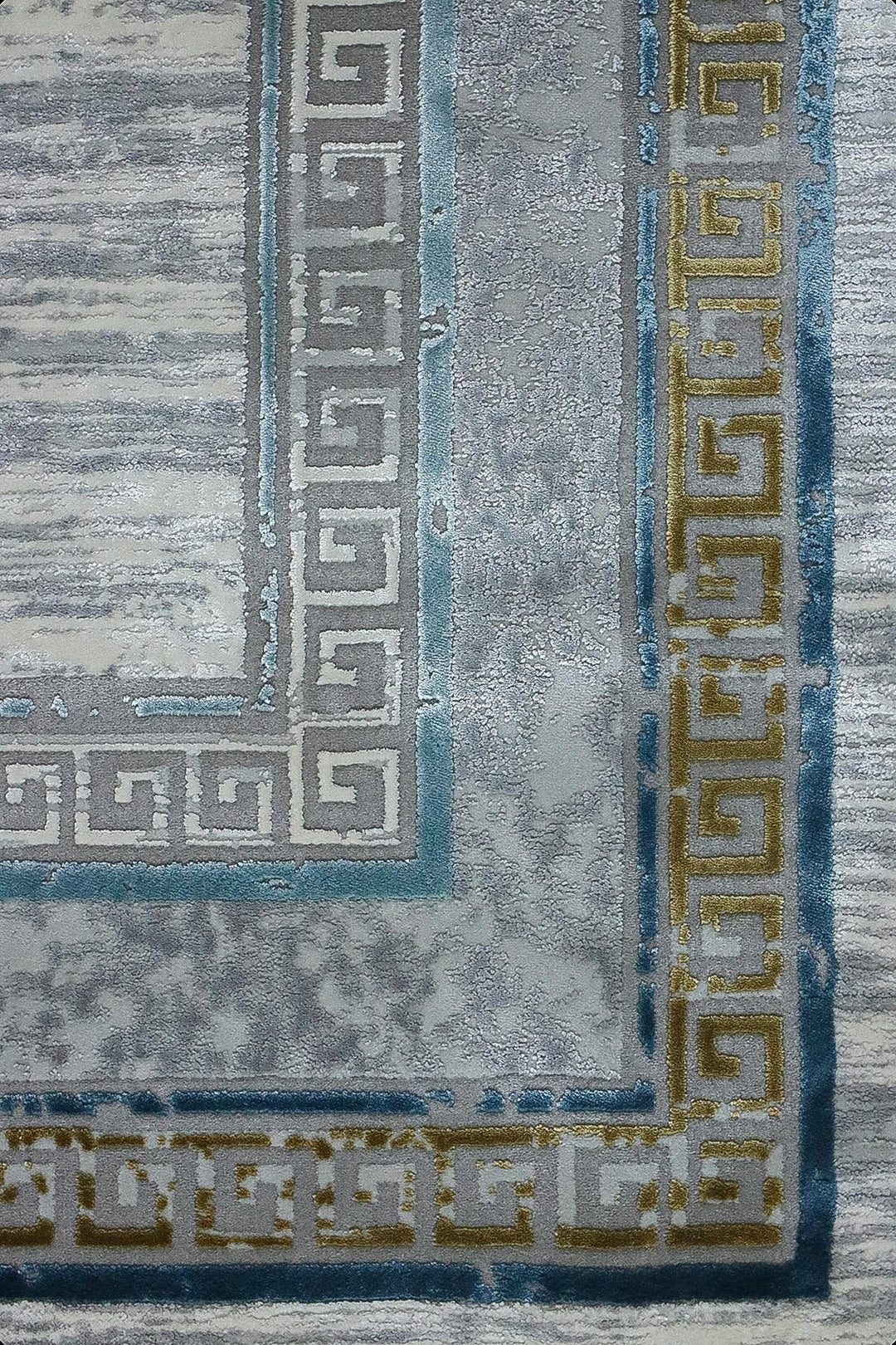 Turkish Premium and Modern Rug - 3.9 x 5.9 FT - Gray - Voyage Rug - Superior Comfort Elegant and Luxary Style Accent - V Surfaces