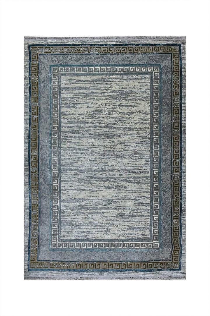 Turkish Premium and Modern Rug - 3.9 x 5.9 FT - Gray - Voyage Rug - Superior Comfort Elegant and Luxary Style Accent - V Surfaces