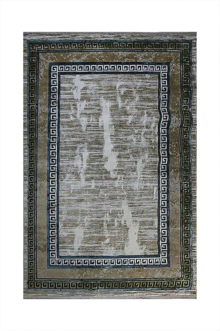 Turkish Premium and Modern Rug - 5.3 x 7.5 FT - Beige - Voyage Rug - Superior Comfort Elegant and Luxary Style Accent - V Surfaces