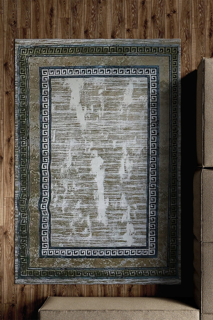 Turkish Premium and Modern Rug - 5.3 x 7.5 FT - Beige - Voyage Rug - Superior Comfort Elegant and Luxary Style Accent - V Surfaces