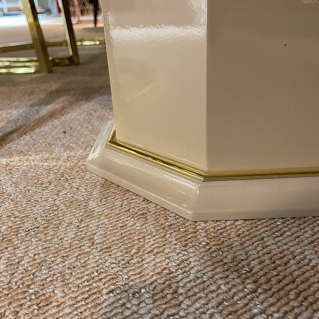 Turkish Sena Dining Table with Fabric Chairs, (Dining Table + 6 Chairs) - V Surfaces