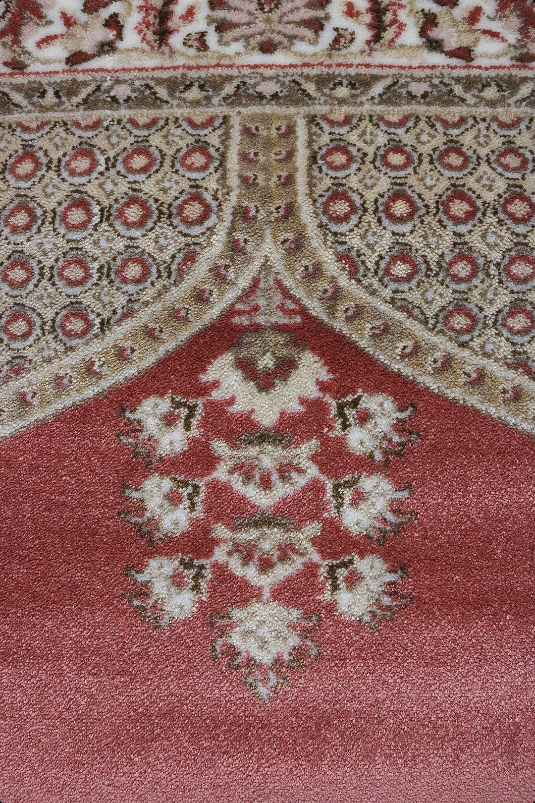 Turkish Style Acrylic Sajjadeh Prayers Mat - Maroon- Soft, Durable, and Easy to Clean - V Surfaces