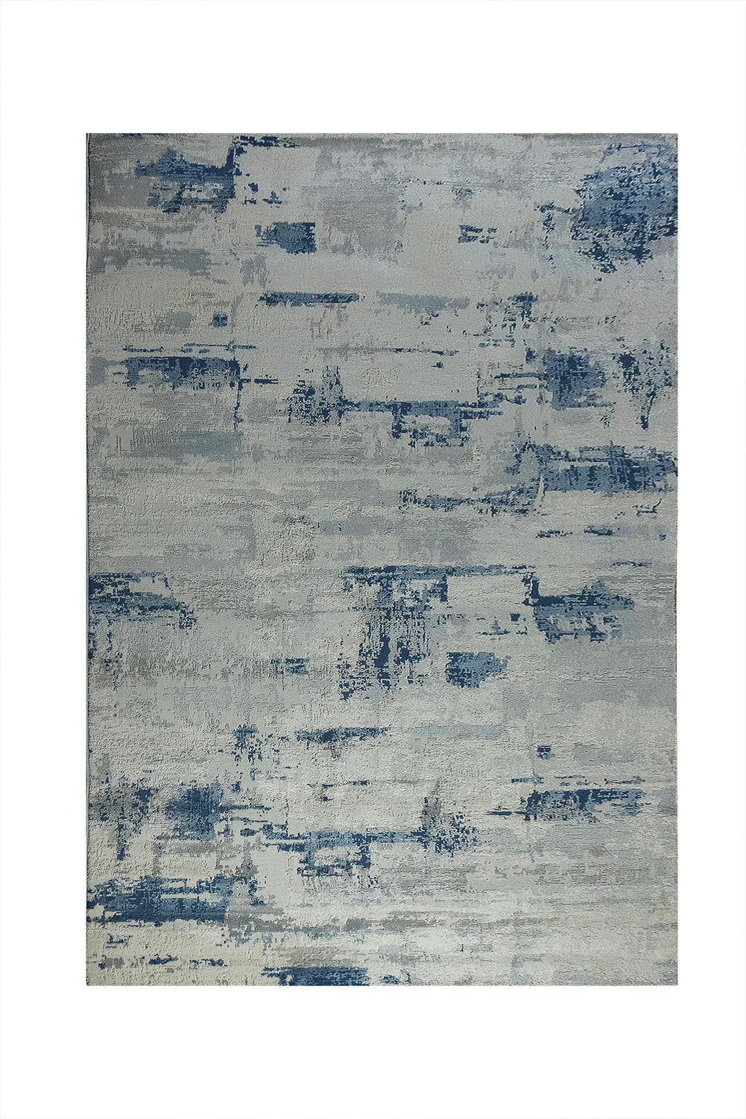 Turkish Modern Rug - 5.3 x 7.5 FT - Rug Festival 1, Blue and Gray - Superior Comfort, Modern & Contemporary Style Accent Rugs