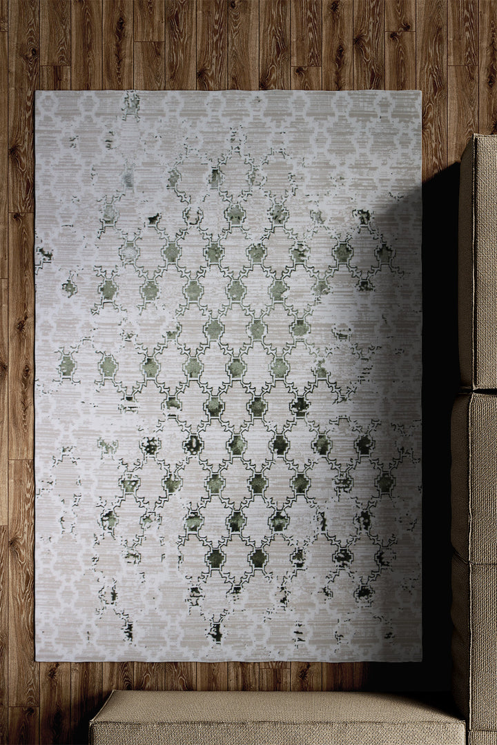 Turkish Modern Festival 1 Rug - 5.2 x 7.5 Ft - Cream - Superior Comfort, Modern Style Accent Rugs