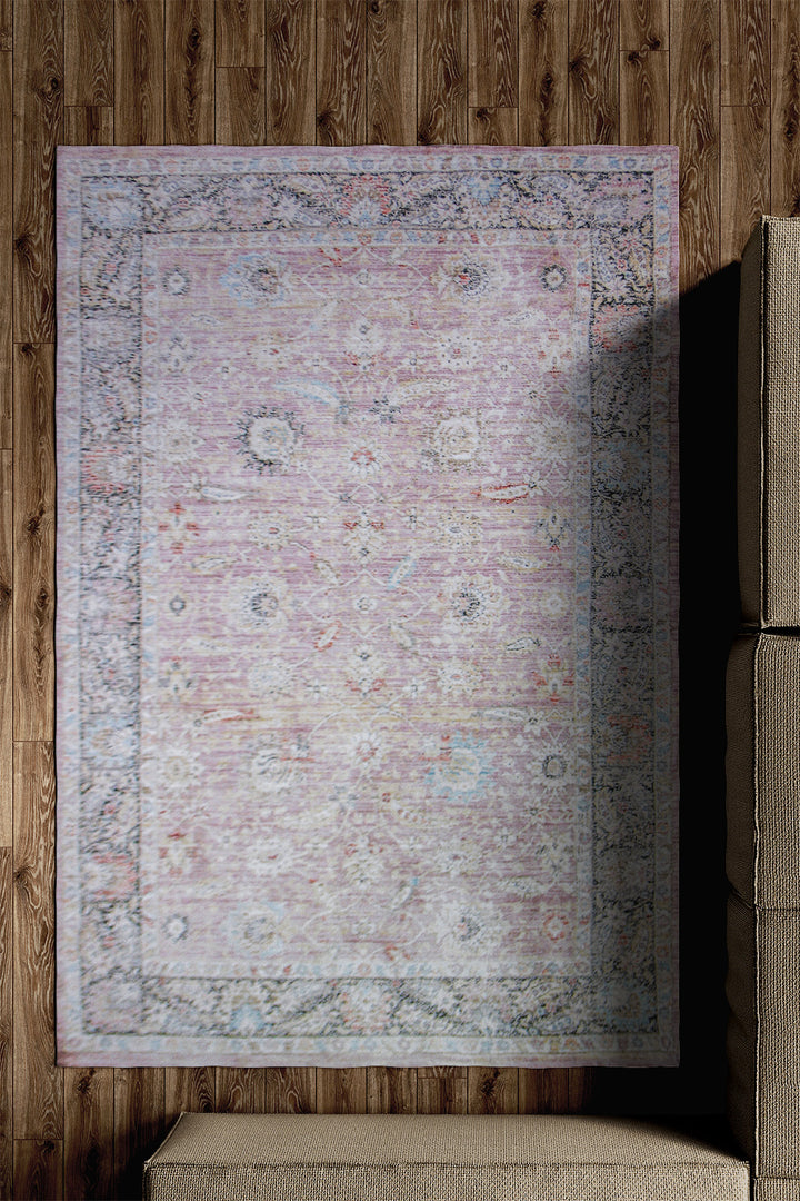Premium Quality Turkish Antia Rug - 4.9 x 7.1 FT - Resilient Construction for Long-Lasting Use
