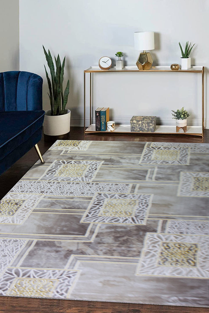 <p>Turkish Modern <strong>Festival Lrg-P Rug</strong>  - Beige - 6.5 x 9.5 FT</p>