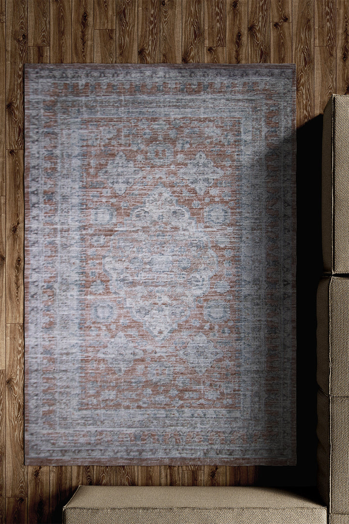 Turkish Modern  Festival Plus Rug - 5.2 x 7.6 FT - Brown - Superior Comfort, Modern Style Accent Rugs