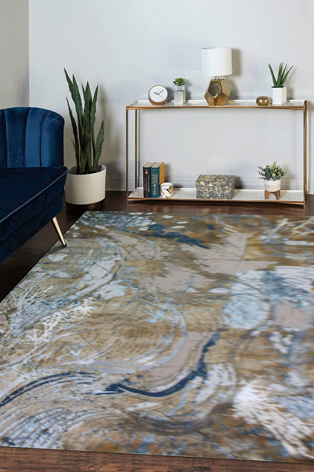 Turkish Modern <strong> Vk-Oasis</strong> Rug - Brown