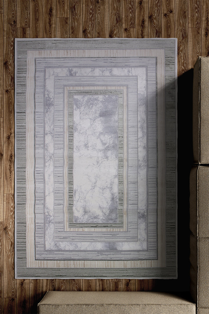 Turkish Modern Expression Rug - 4.9 x 7.4 FT - Superior Comfort, Modern Style Accent Rugs