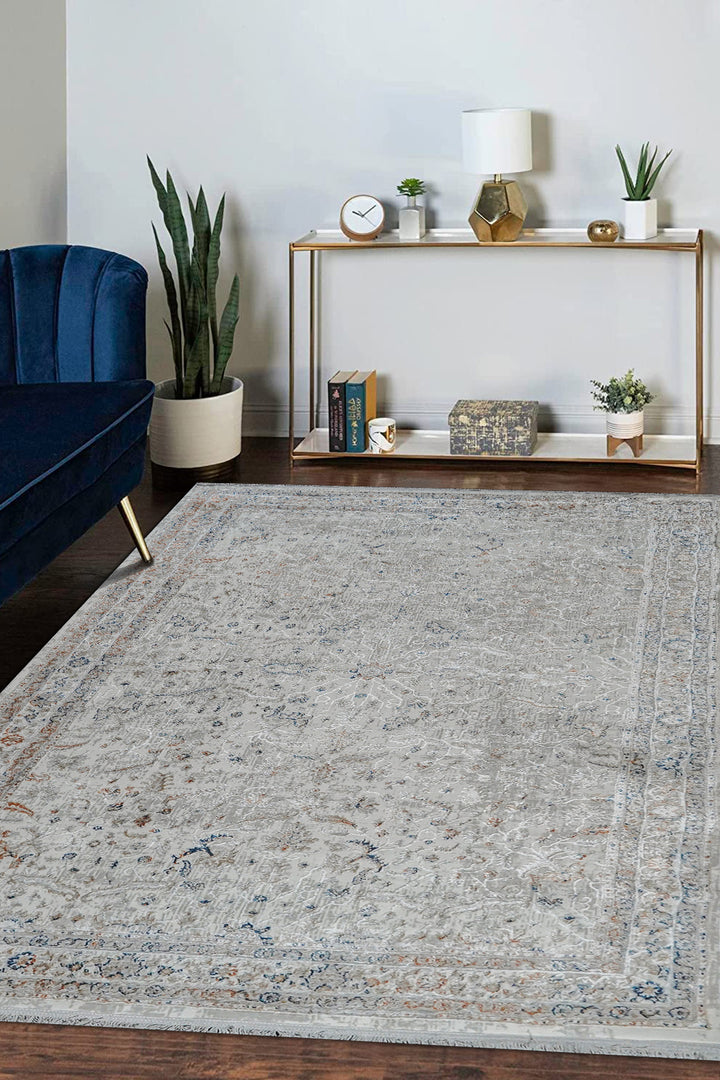 Turkish Modern Amber Rug - Gray