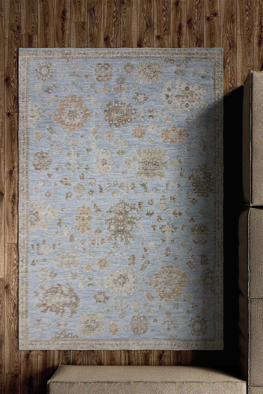 Turkish Modern <strong>Festival</strong> Plus Rug - Blue
