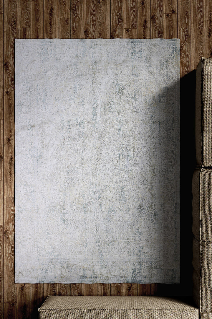 Turkish Modern Festival Plus Rug - 5.2 x 7.5 Ft - Cream - Superior Comfort, Modern Style Accent Rugs