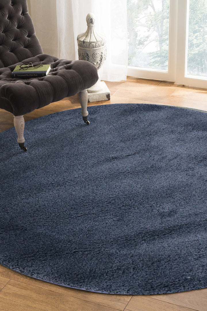 Turkish Modern Festival WD Rug - 4.4 x 4.4 FT - Blue - Luxurious Woven Masterpiece 50% Off!