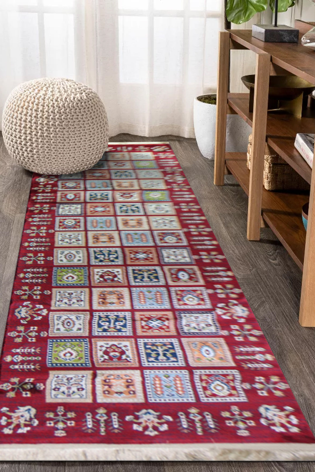 Garnet Rug - Red - Soft, Durable, and Easy to Clean