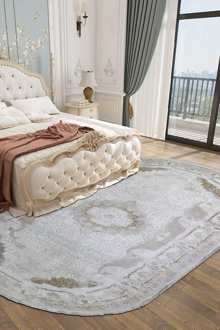 Turkish Modern Festival WD Oval Rug - 4.9 x 9.8 FT - Luxurious Woven Masterpiece 50% Off!