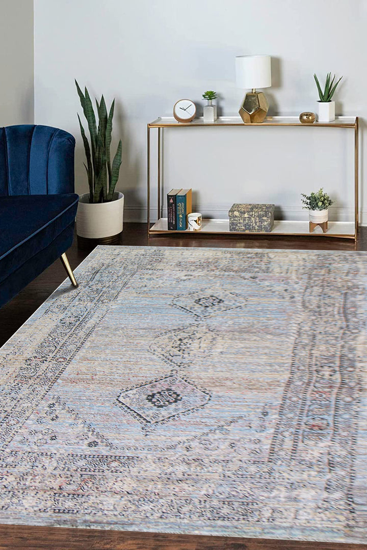 Premium Quality Turkish Antia Rug - 6.6 x 9.4 FT - Resilient Construction for Long-Lasting Use