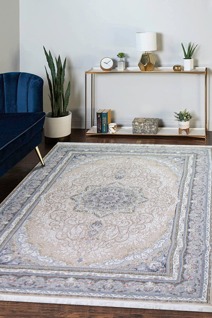 Premium Royalty  Persian Rug - 6.6 x 9.8 ft - Elegant Luxury Carpet