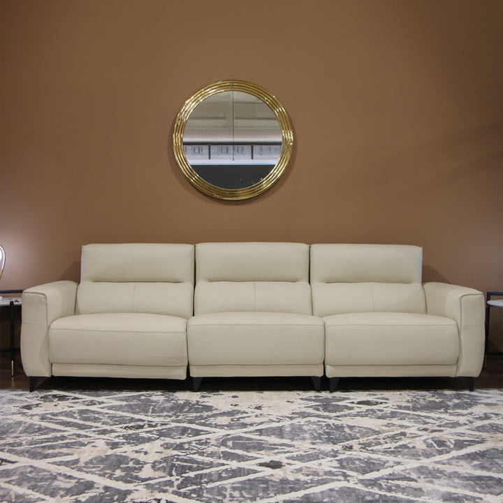 Imported Leather Recliner Sofa , Model 6073