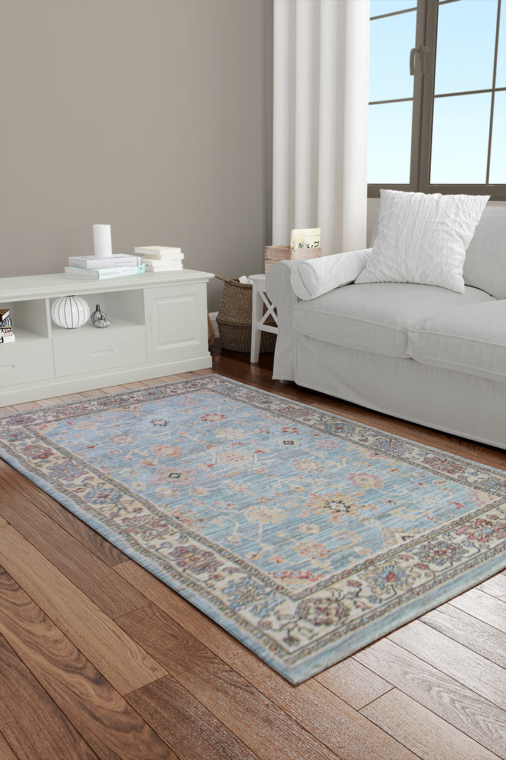 Premium Quality Turkish Antia Rug - 4.9 x 7.1 FT - Resilient Construction for Long-Lasting Use