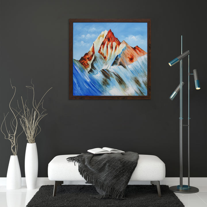 Hand Painted Textured, Acrylic Painting
