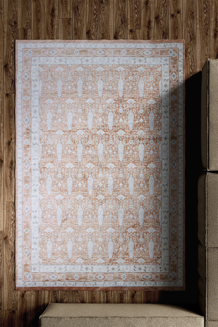 Turkish Modern Festival Plus Rug - 5.2 x 7.5 Ft - Brown - Superior Comfort, Modern Style Accent Rugs