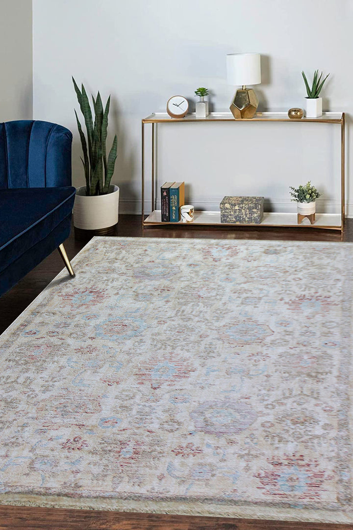 Premium Quality Turkish Antia Rug - 6.6 x 9.4 FT - Resilient Construction for Long-Lasting Use