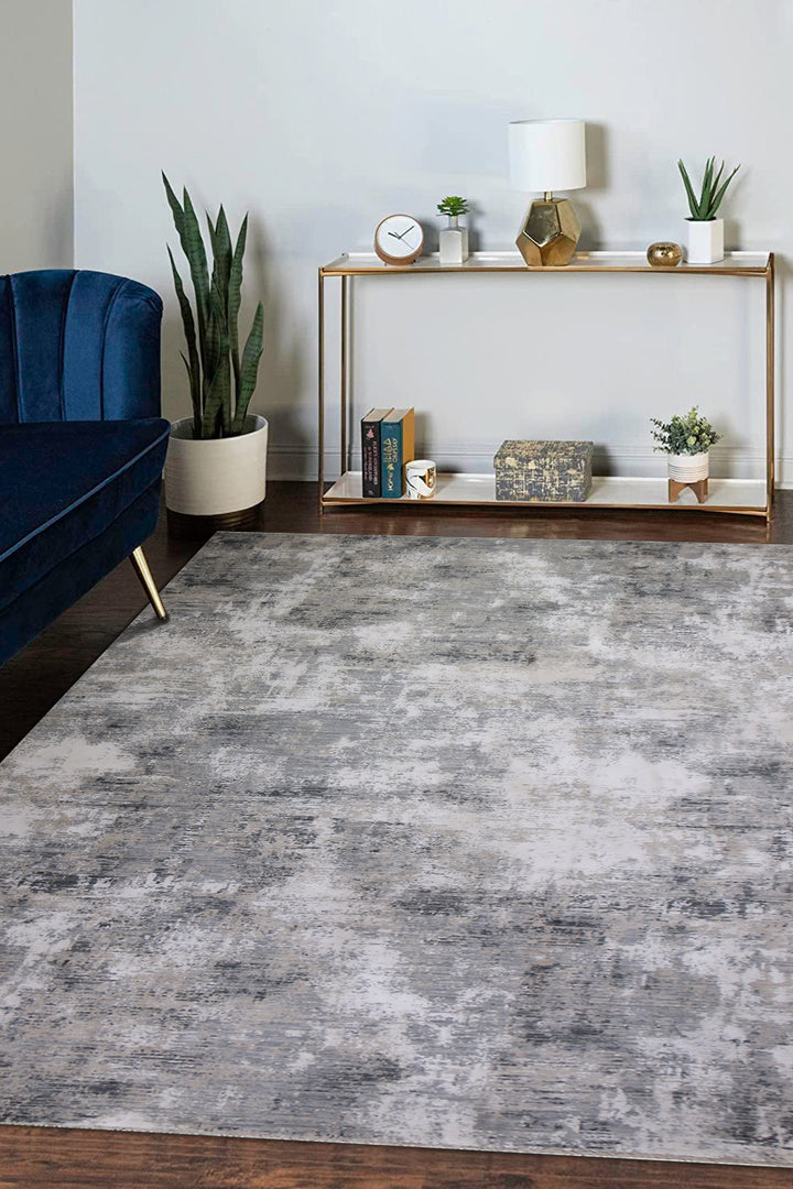 <p>Turkish Modern <strong>Elements Rug</strong>  - Gray - 6.5 x 9.8 FT</p>