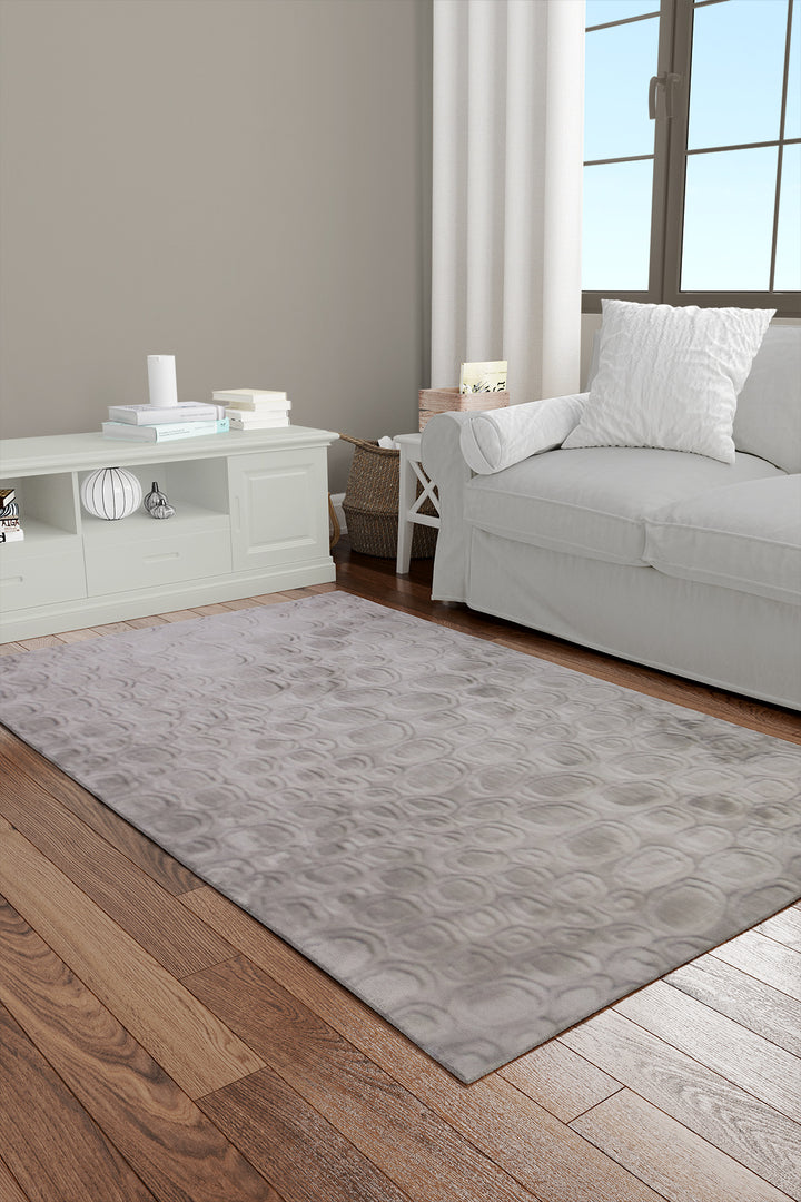 Turkish LAVENDER Rug - 3.9 x 5.9 FT - Fluffy and Durable Floor Rug