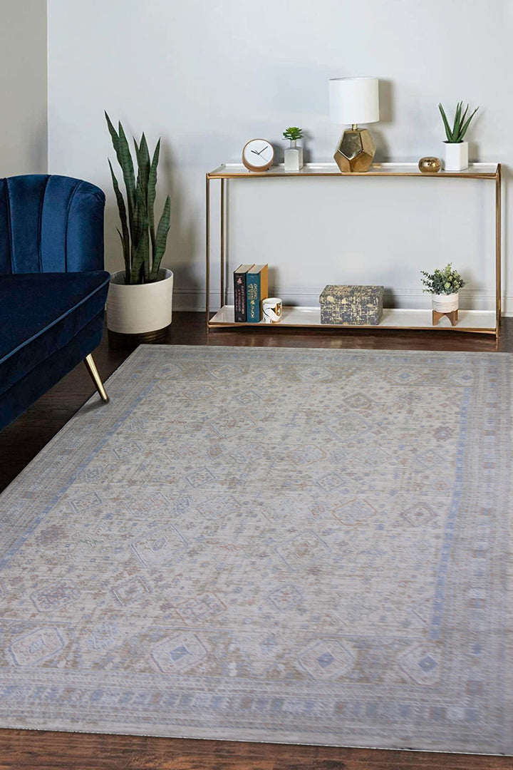 <p>Turkish Modern <strong>Opera Rug</strong>  - Cream - 6.5 x 9.8 FT</p>