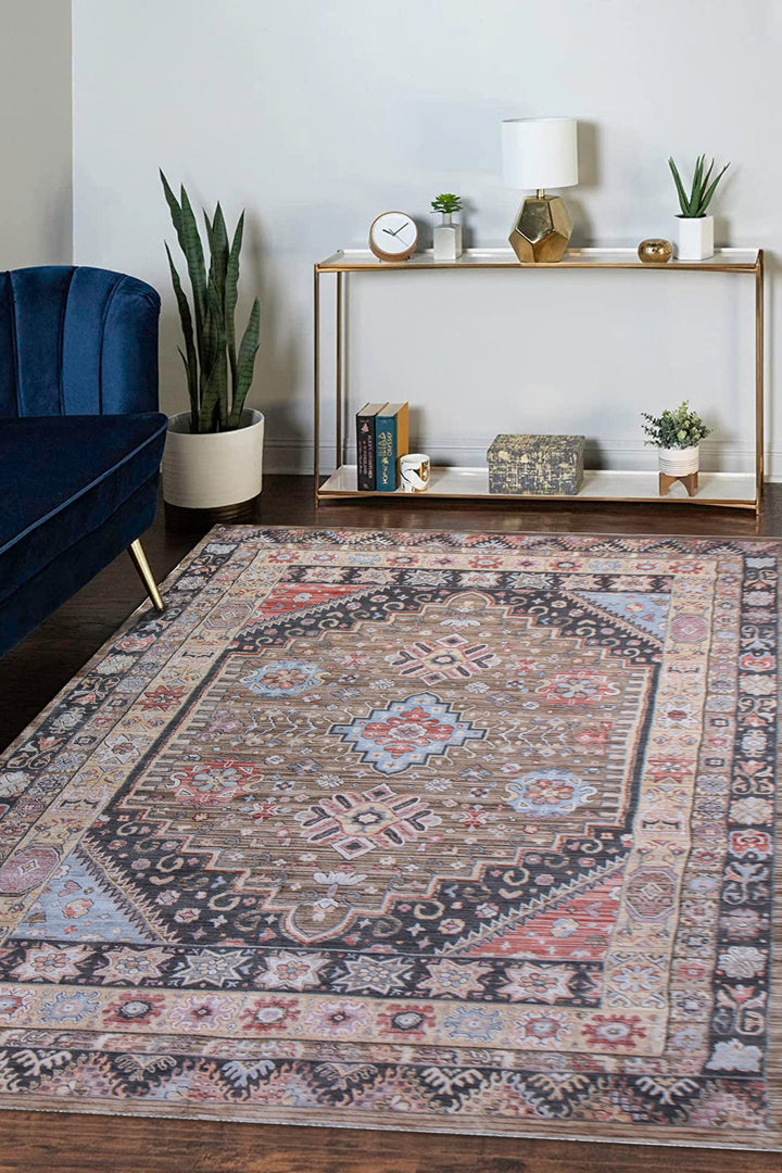 Premium Quality Turkish Antia Rug - 6.6 x 9.8 FT - Resilient Construction for Long-Lasting Use