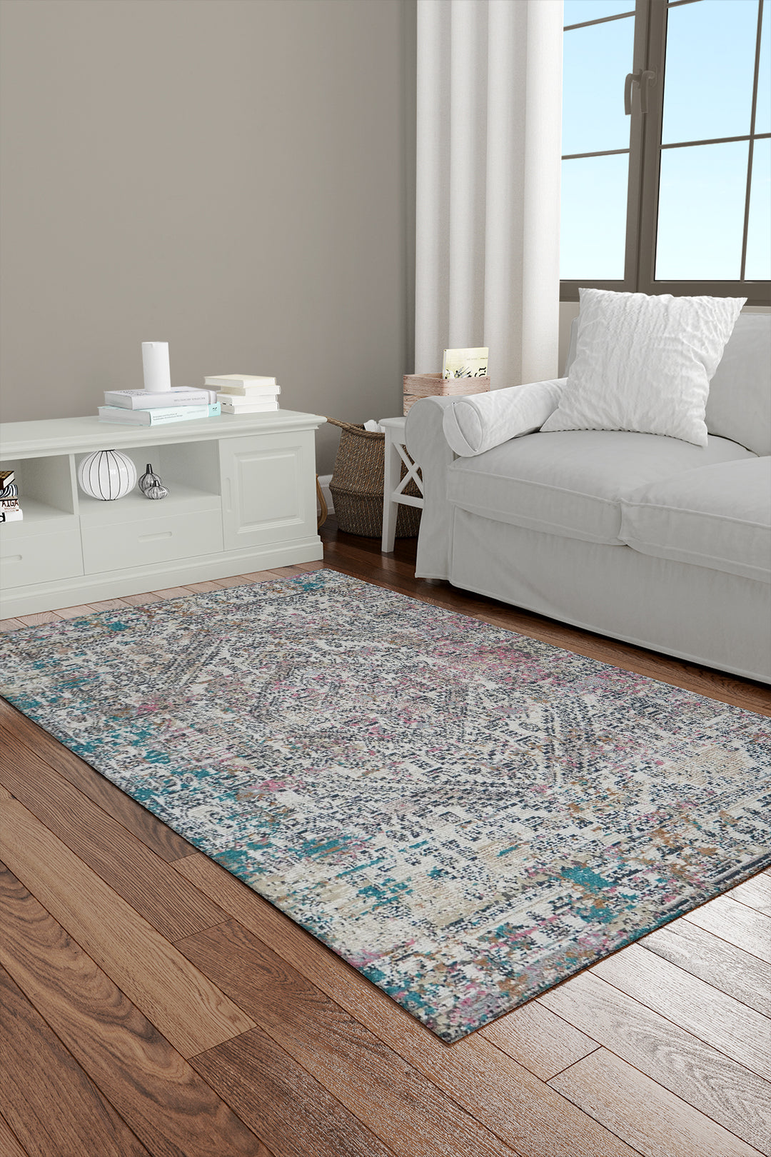 Turkish Modern Festival WD Rug - 4 x 5.3 FT - Luxurious Woven Masterpiece 50% Off!