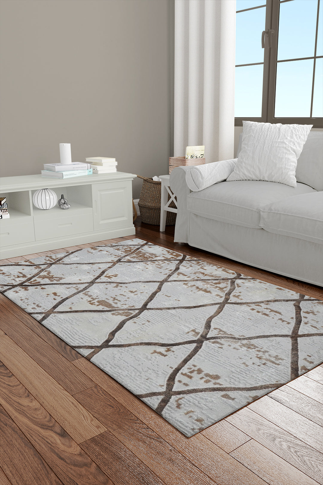 Turkish Modern Festival WD Rug - 2.6 x 5 FT - Luxurious Woven Masterpiece 50% Off!