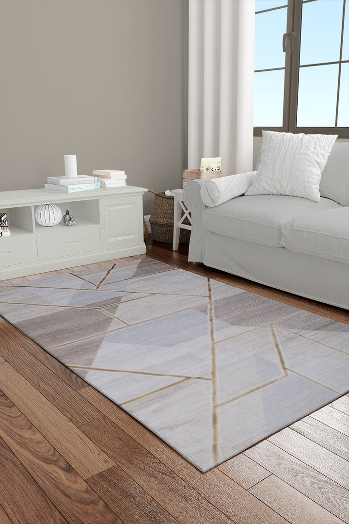 Turkish Modern Expression Rug - 4.1 x 5.6 FT - Superior Comfort, Modern Style Accent Rugs