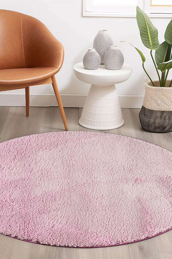 Turkish Modern  Festival WD Rug - Pink - 3.2 x 3.2 FT - Superior Comfort, Modern Style Accent Rug