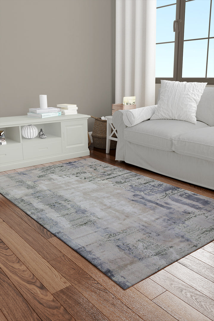 Turkish Modern Expression Rug - 4.1 x 5.6 FT - Superior Comfort, Modern Style Accent Rugs