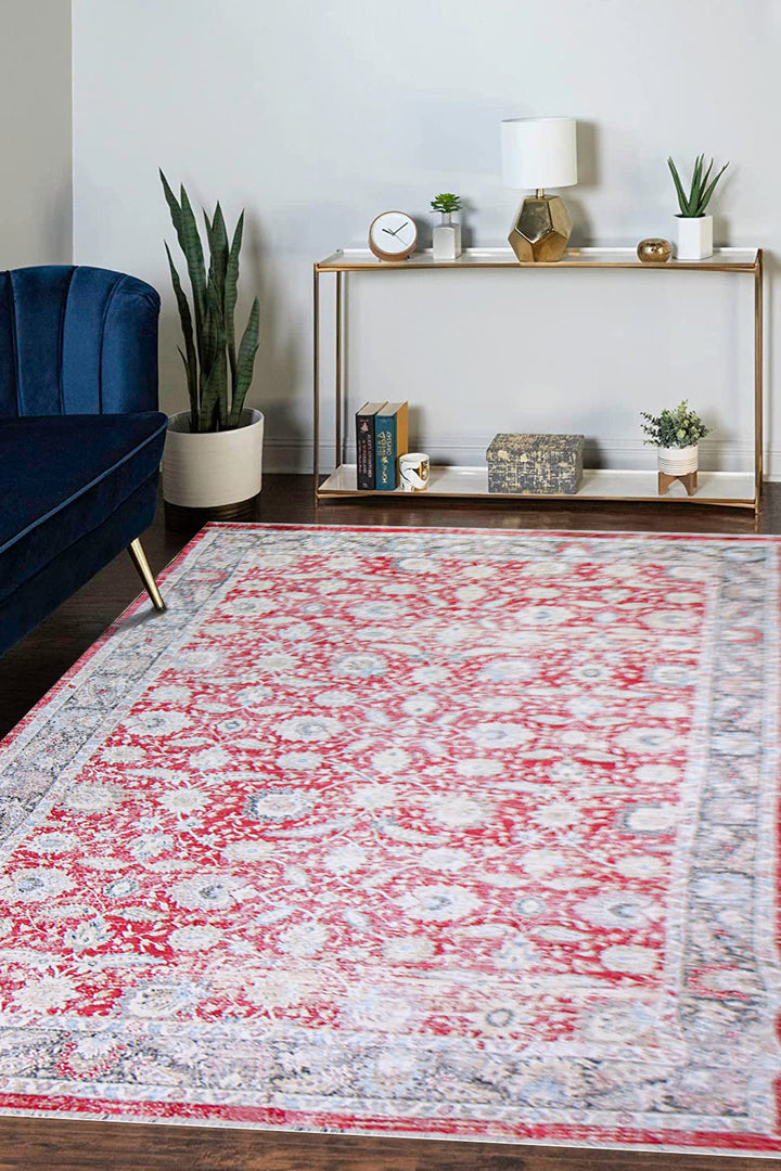 Premium Quality Turkish Antia Rug - 7.9 x 10.5 FT - Resilient Construction for Long-Lasting Use