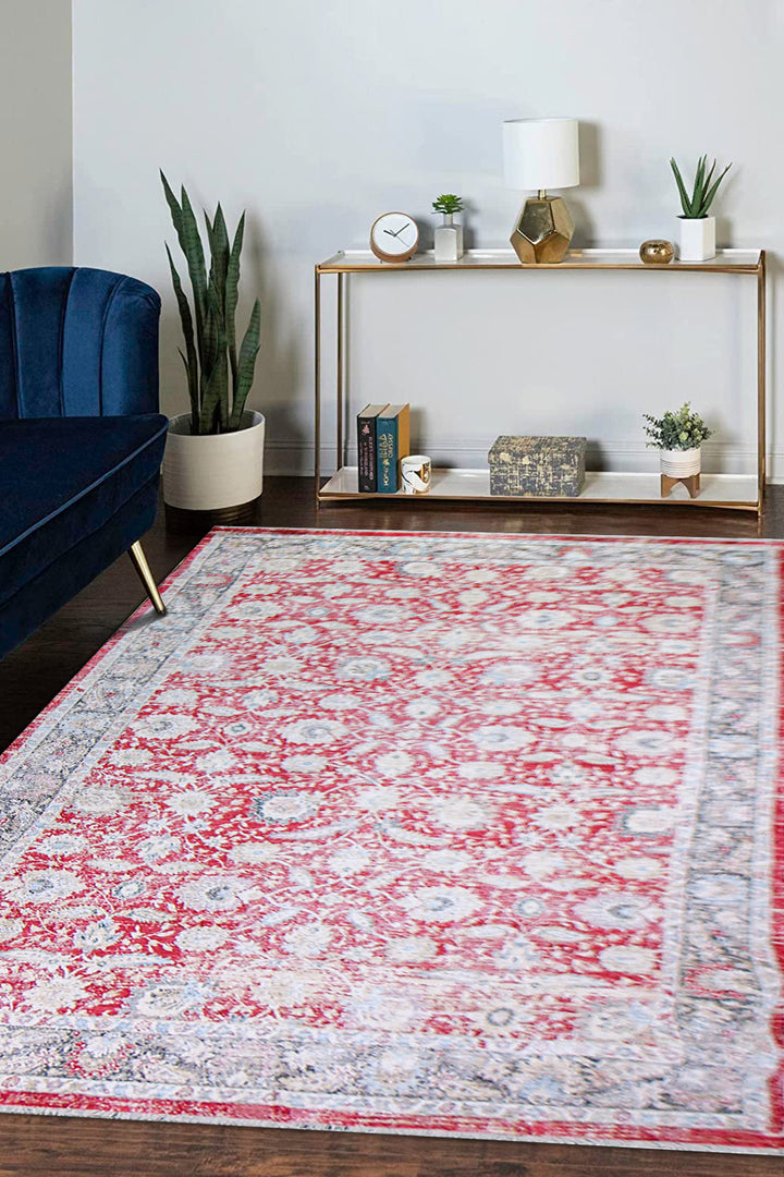 Premium Quality Turkish Antia Rug - 6.6 x 9.4 FT - Resilient Construction for Long-Lasting Use