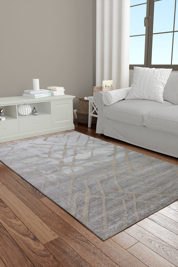 Turkish Modern Festival - 3.3 x 4.9 FT - Gray - Superior Comfort, Modern Style Accent Rugs