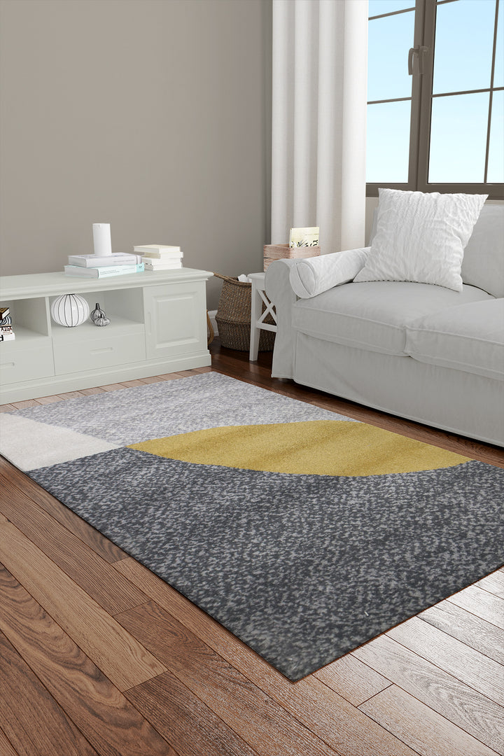 Turkish Modern Festival WD Rug - 2.3 x 4.6 FT - Gray - Luxurious Woven Masterpiece 50% Off!